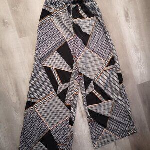 Apollo Ladies Elastic Waist Lightweight Palazzo Pants
